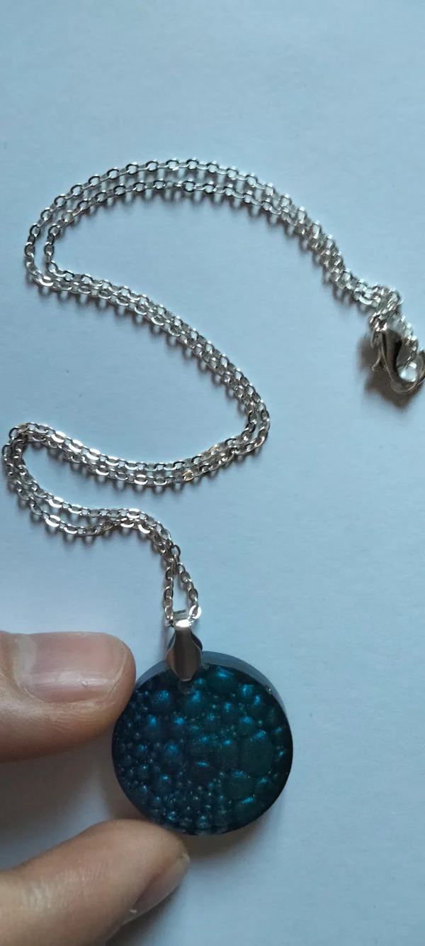 Pendentifs Ronds "Effet gouttes d'eau" – Image 6