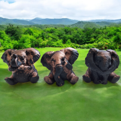 Eléphants "Je n'entends rien, je ne vois rien, je ne dis rien"