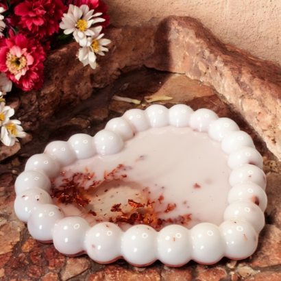 Plateau cœur à bulles