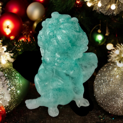 Anges bleus pailletés