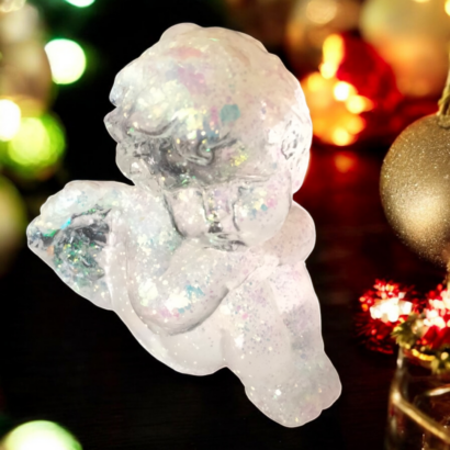 Anges blancs pailletés